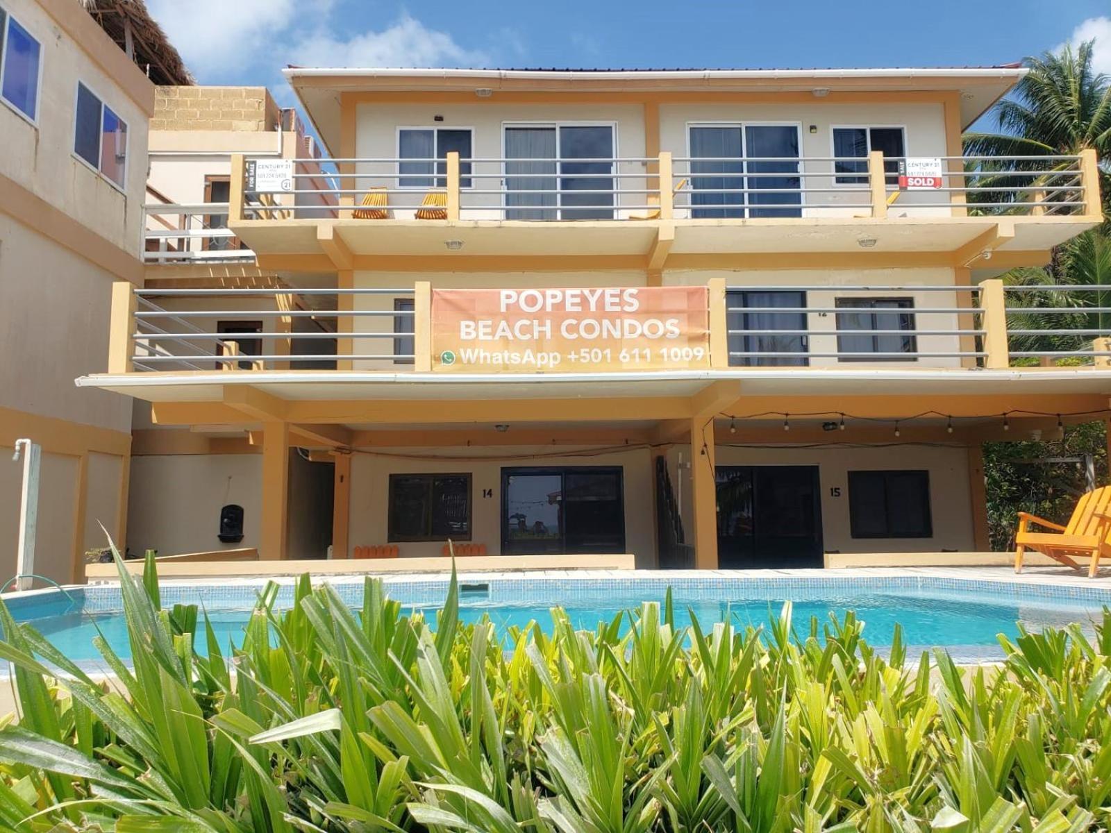 Beach Club Budget Rooms At Popeyes Caye Caulker Eksteriør bilde